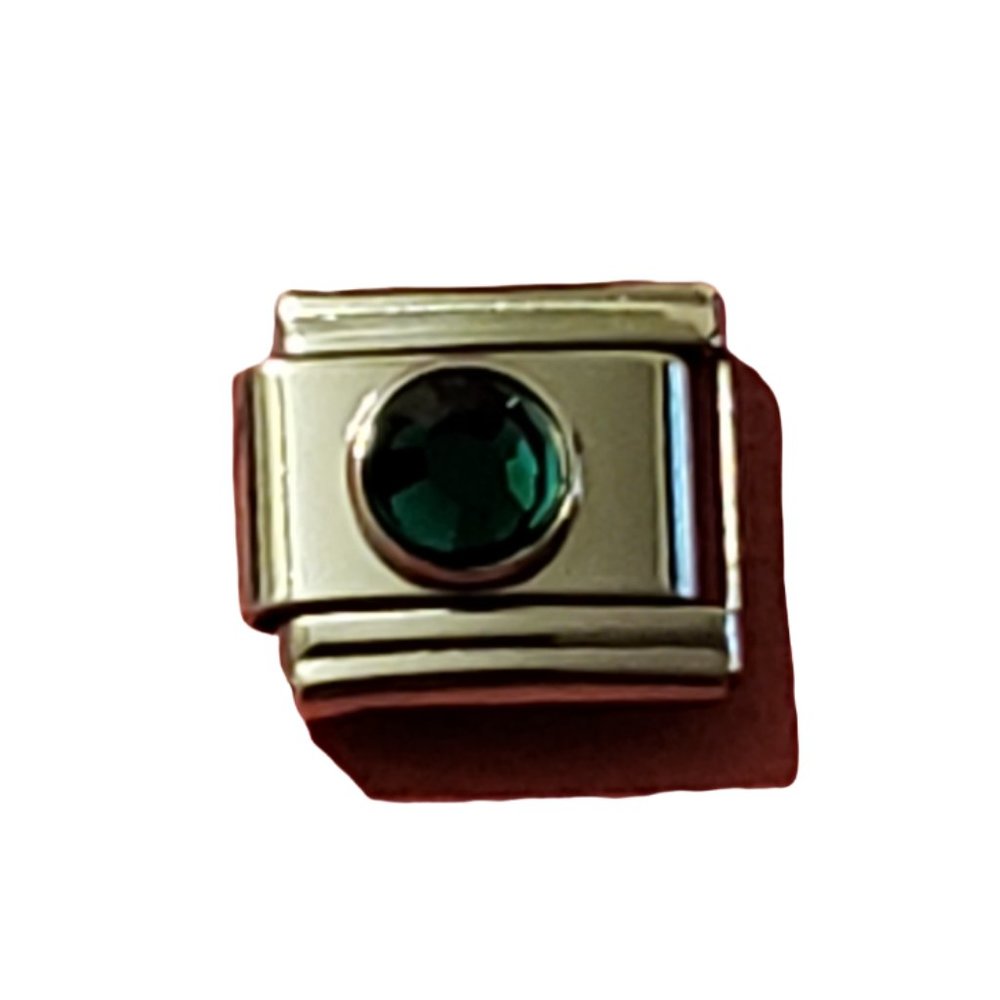 May Circle 9mm charm for Italian Charm Bracelet
